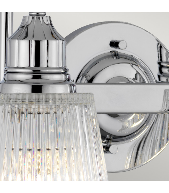 Addison 2 Light Wall Light Polished Chrome IP44-3
