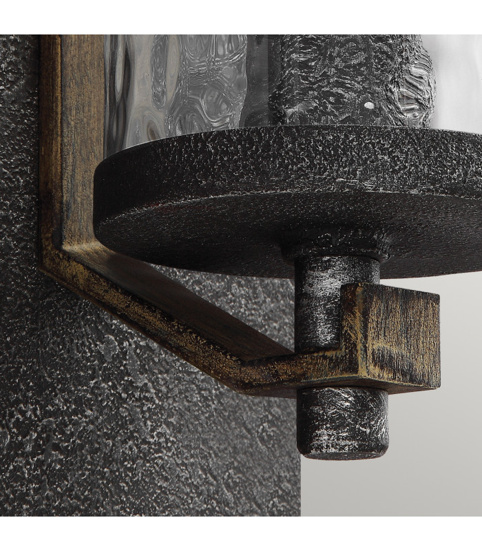 Feiss Angelo 1 Light Wall Light Weathered Oak-3