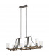 Feiss Angelo 8 Light Isle Chandelier Weathered Oak-1