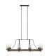 Feiss Angelo 8 Light Isle Chandelier Weathered Oak-5
