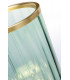 Arno Table Lamp Metalwork Aged Brass Green Glass-3