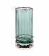 Arno Table Lamp Metalwork Polished Nickel Green Glass-2