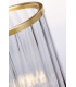 Arno Table Lamp Metalwork Aged Brass Smoked Glass-3