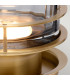 Arno Table Lamp Metalwork Aged Brass Smoked Glass-5
