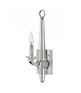Hinkley Ascher 1 Light Wall Light Polished Nickel-1