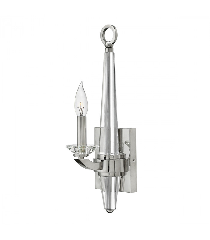 Hinkley Ascher 1 Light Wall Light Polished Nickel-1