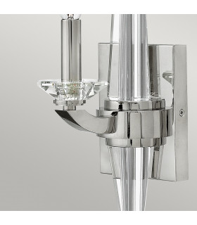 Hinkley Ascher 1 Light Wall Light Polished Nickel-2