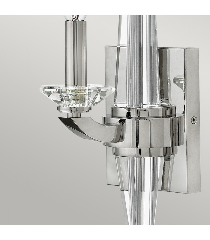 Hinkley Ascher 1 Light Wall Light Polished Nickel-2