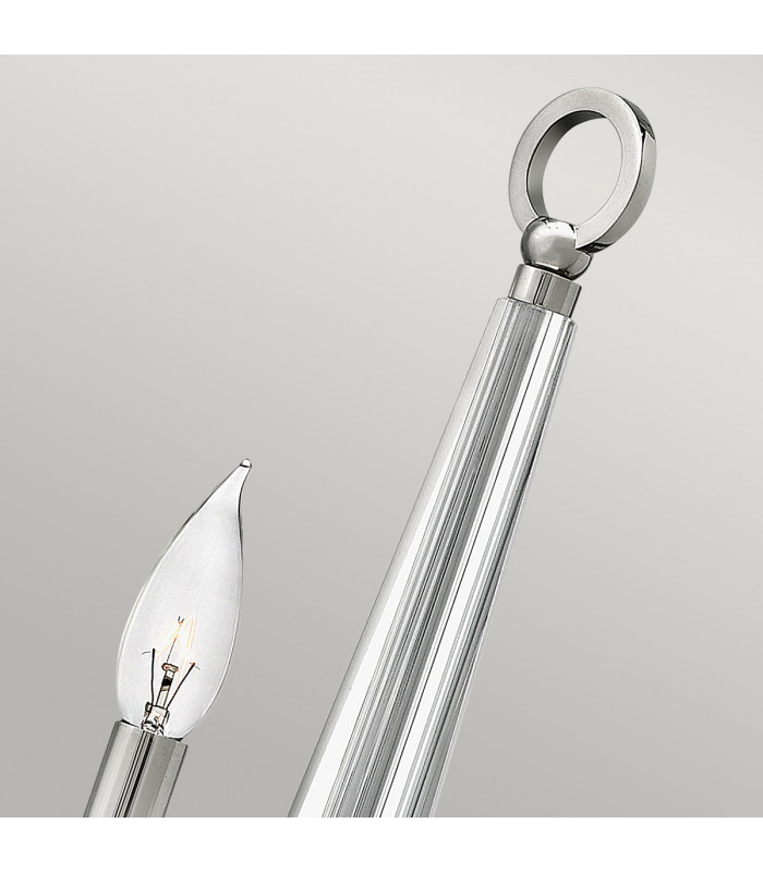 Hinkley Ascher 1 Light Wall Light Polished Nickel-3