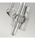 Hinkley Ascher 1 Light Wall Light Polished Nickel-4