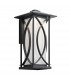 Kichler Ashbern Outdoor 1 Light Wall Lantern Textured Black IP44-1