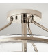 Kichler Belle 3 Light Semi-Flush Mount Polished Nickel-3
