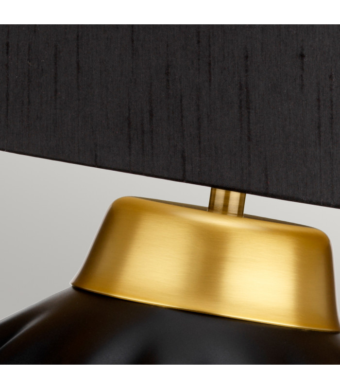 Bexley 1 Light Table Lamp Black Brushed Brass-3