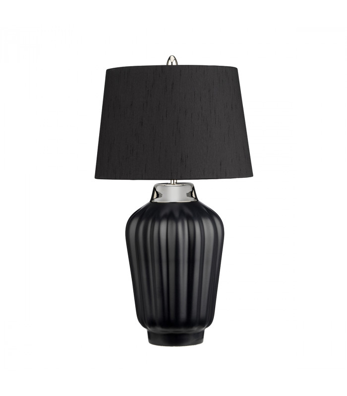 Bexley 1 Light Table Lamp Black Polished Nickel-1