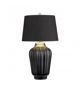 Bexley 1 Light Table Lamp Black Polished Nickel-2