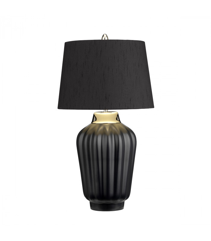 Bexley 1 Light Table Lamp Black Polished Nickel-2