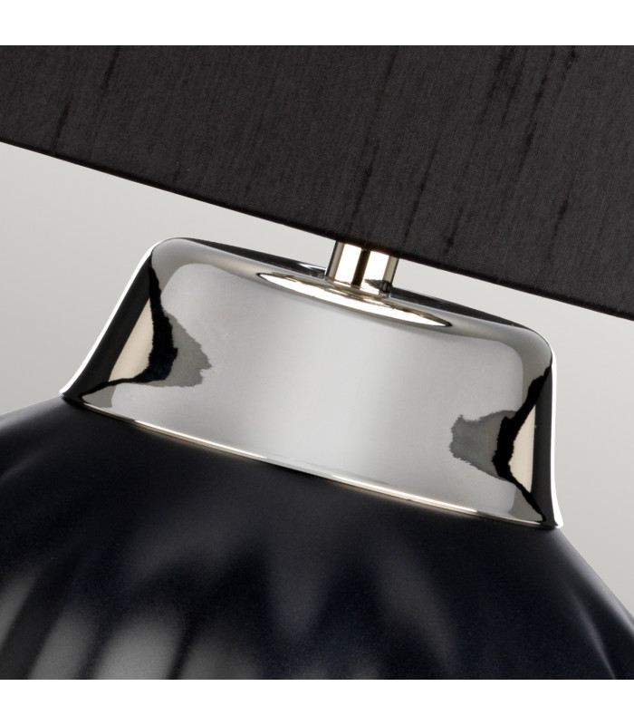 Bexley 1 Light Table Lamp Black Polished Nickel-3