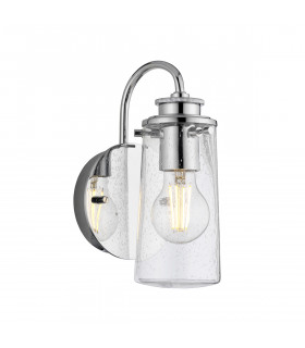 Kichler Braelyn 1 Light Wall Light Chrome IP44-1