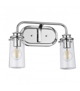 Kichler Braelyn 2 Light Wall Light Chrome IP44-2