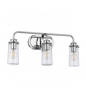 Kichler Braelyn 3 Light Wall Light Chrome IP44-2