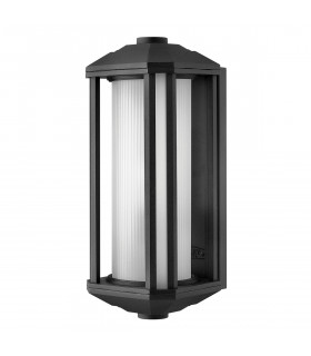 Hinkley Castelle Outdoor 1 Light Medium Wall Lantern Black IP44-1