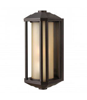 Hinkley Castelle Outdoor 1 Light Medium Wall Lantern Bronze IP44-1