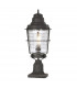 Kichler Chance Harbor Outdoor 1 Light Pedestal Lantern Weathered Zinc IP44-1