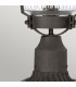 Kichler Chance Harbor Outdoor 1 Light Pedestal Lantern Weathered Zinc IP44-4