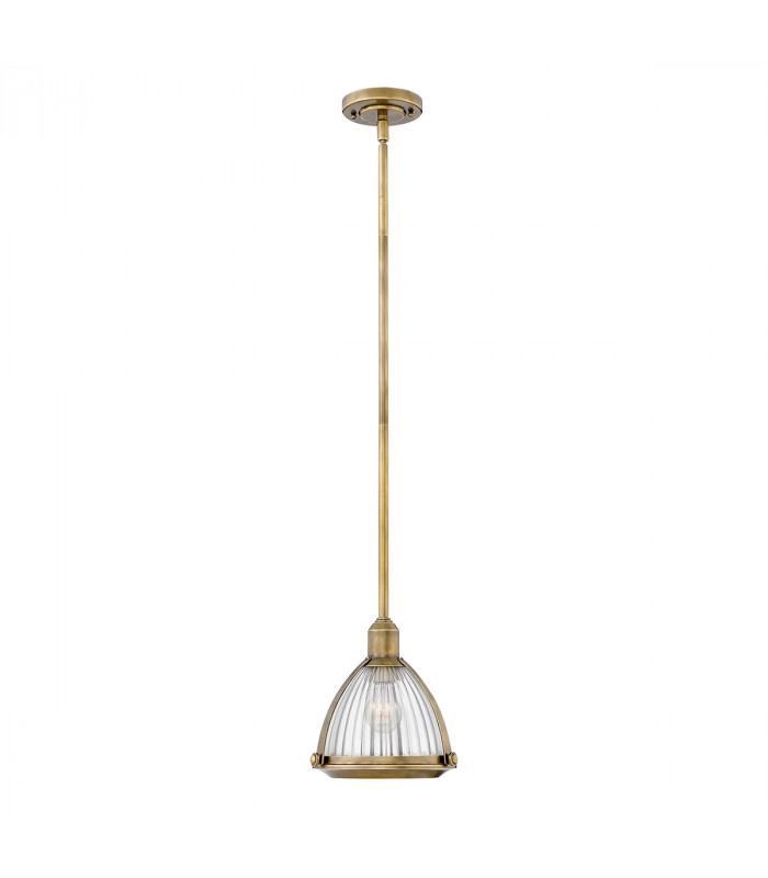 Hinkley Elroy 1 Light Pendant Heritage Brass-1