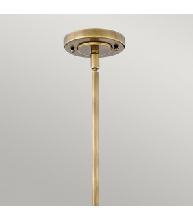 Hinkley Elroy 1 Light Pendant Heritage Brass-2
