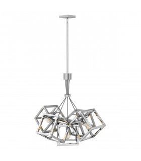 Hinkley Fredrick Ramond Ensemble 5 Light Pendant Polished Nickel-1