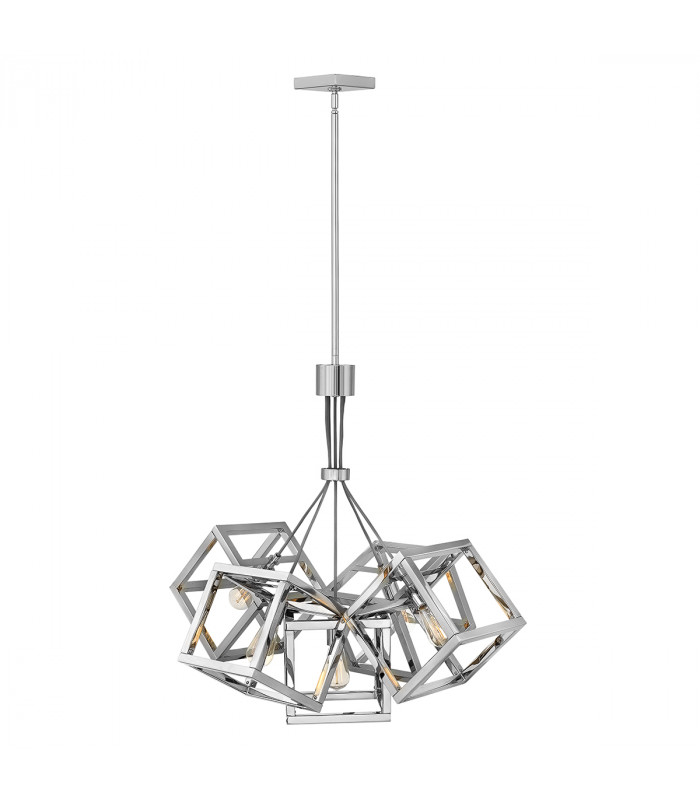 Hinkley Fredrick Ramond Ensemble 5 Light Pendant Polished Nickel-1
