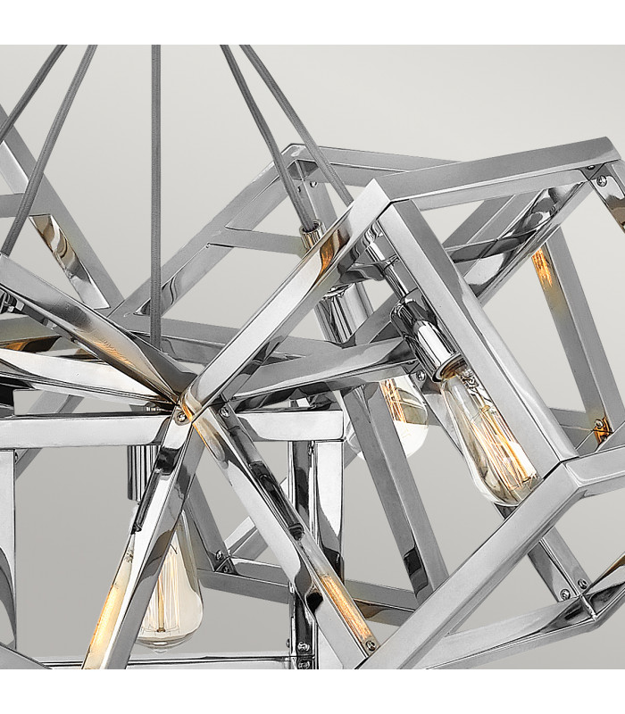 Hinkley Fredrick Ramond Ensemble 5 Light Pendant Polished Nickel-2