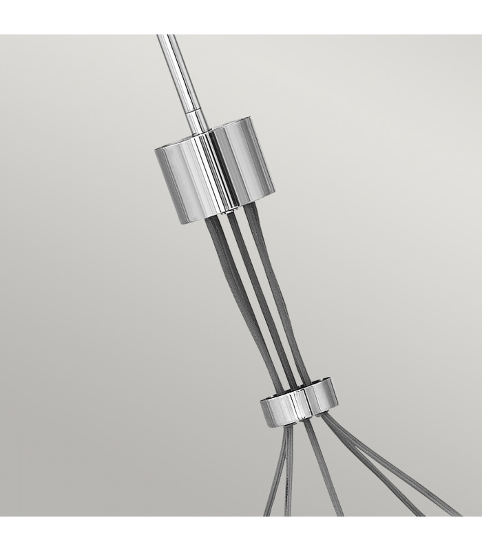 Hinkley Fredrick Ramond Ensemble 5 Light Pendant Polished Nickel-3
