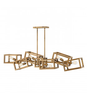 Hinkley Fredrick Ramond Ensemble 6 Light Pendant Brushed Bronze-1
