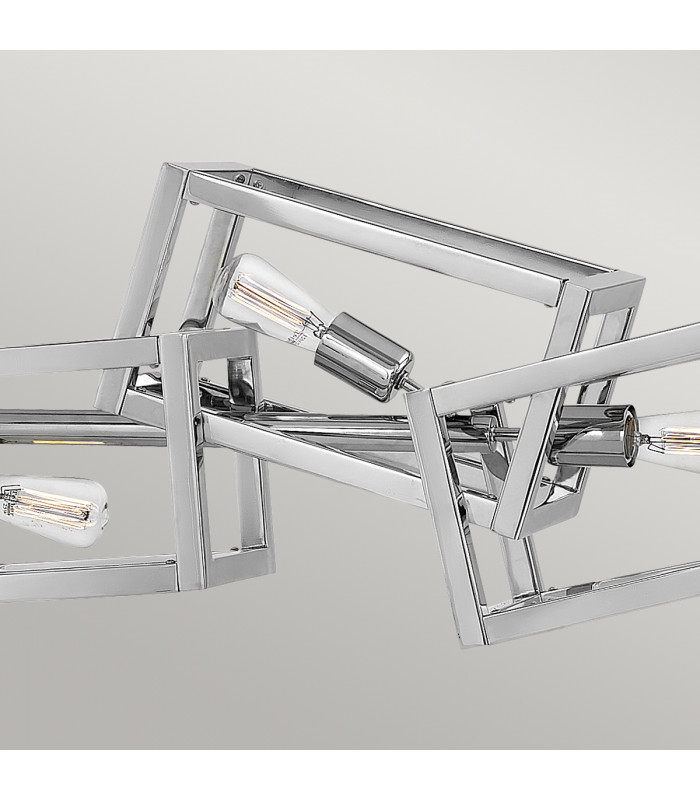 Hinkley Fredrick Ramond Ensemble 6 Light Pendant Polished Nickel-2