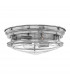 Hinkley Hadrian 2 Light Flush Mount Chrome with Glass IP44-1