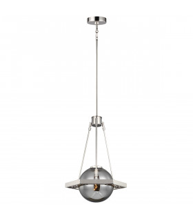 Feiss Harper 1 Light Pendant Polished Nickel-1