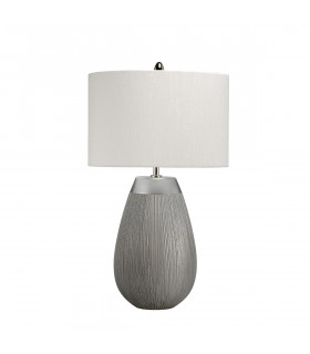 Harrow 1 Light Table Lamp Silver-1