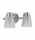 Hudson 2 Light Wall Light Polished Chrome IP44-2