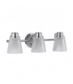 Hudson 3 Light Wall Light Polished Chrome IP44-2