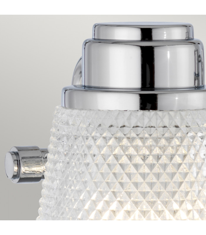 Hudson 3 Light Wall Light Polished Chrome IP44-3