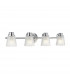 Hudson 4 Light Wall Light Polished Chrome IP44-1