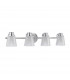 Hudson 4 Light Wall Light Polished Chrome IP44-2