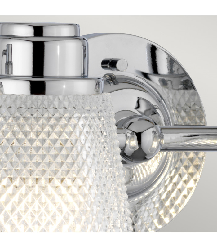 Hudson 4 Light Wall Light Polished Chrome IP44-4