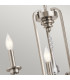Kichler Karlee 3 Light Chandelier Classic Pewter-2