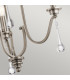Kichler Karlee 3 Light Chandelier Classic Pewter-4
