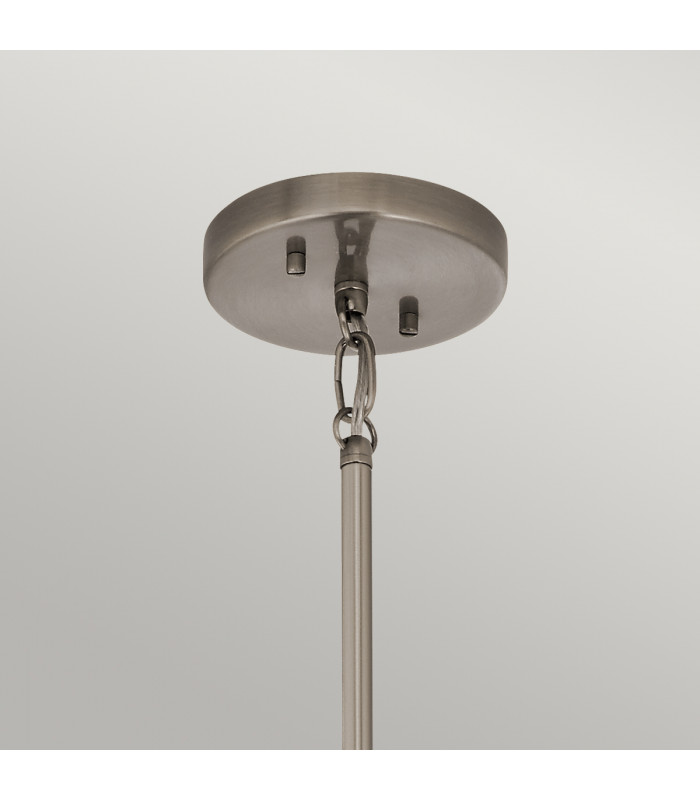 Kichler Karlee 5 Light Chandelier Classic Pewter-4