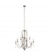 Kichler Karlee 9 Light Chandelier Classic Pewter-1
