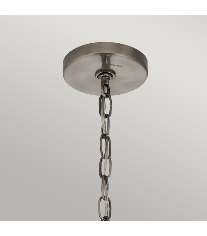 Kichler Karlee 9 Light Chandelier Classic Pewter-4